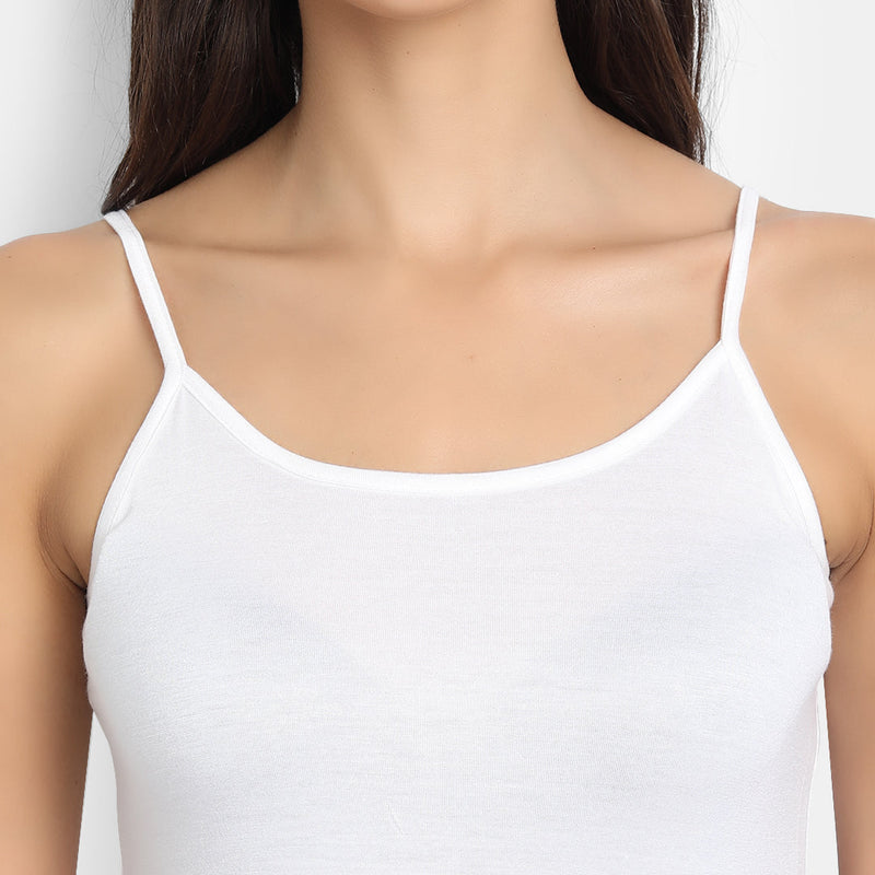 Bamboo Fabric Camisole Black and White | Pack of 2