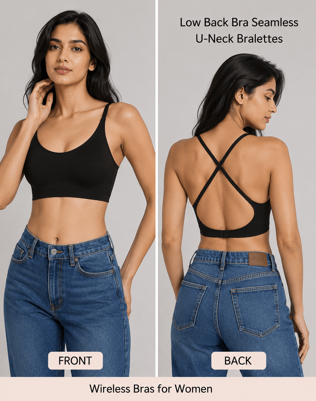 Low Back Multiway Padded Seamless Bra
