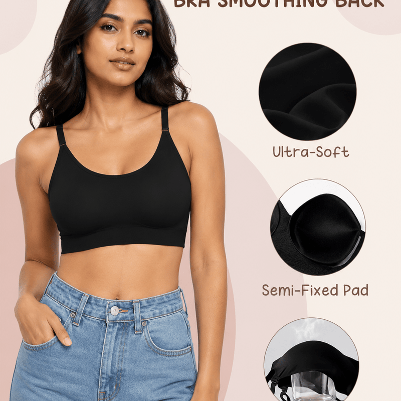 Low Back Multiway Padded Seamless Bra – Low Back Bra & Padded Backless Style