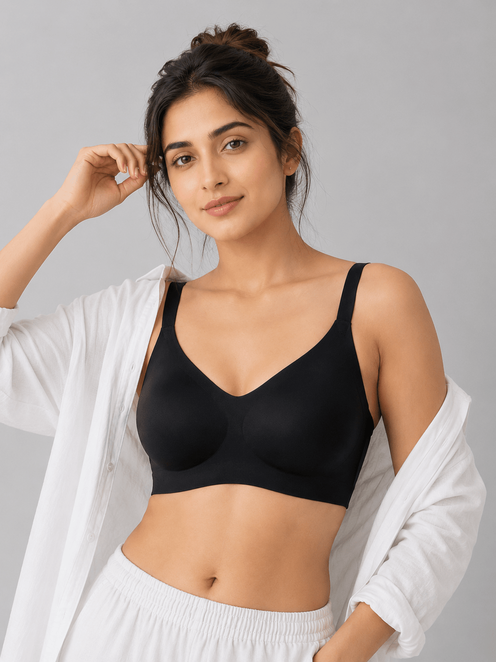 Ultra Soft Wire-Free Invisible T-Shirt Bra