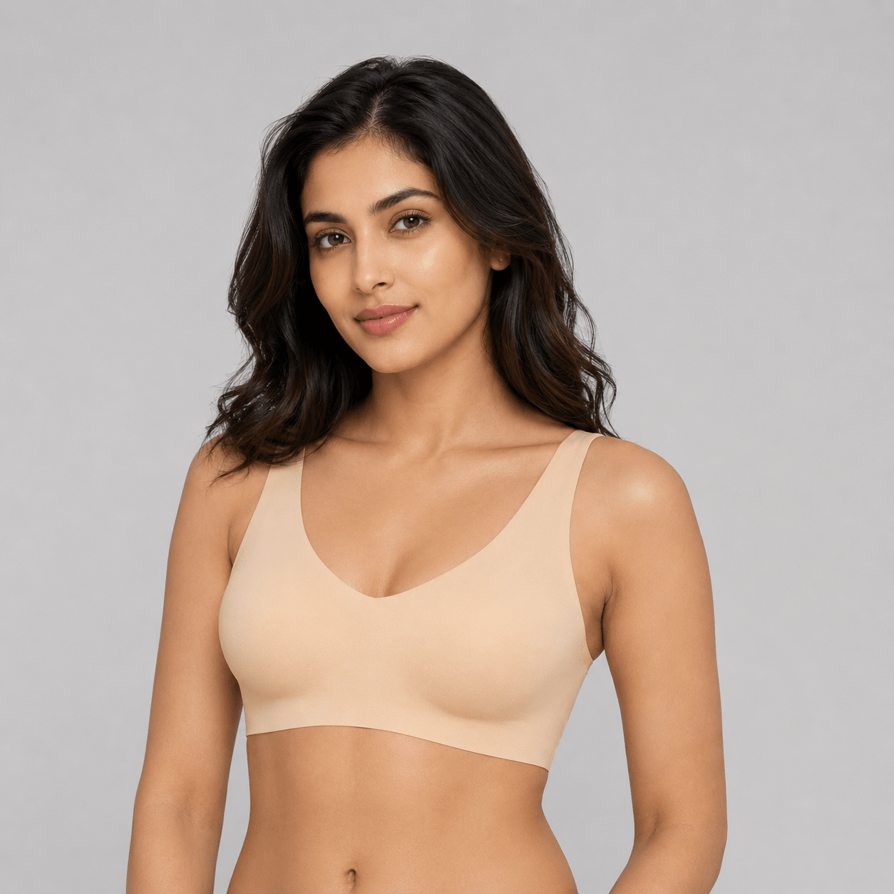 Ultra Soft Full Coverage Removable Cups Bra