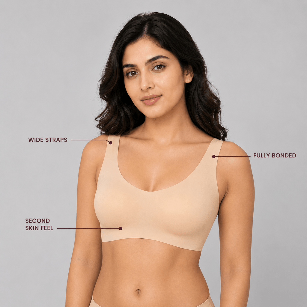 Ultra Soft Full Coverage Removable Cups Bra