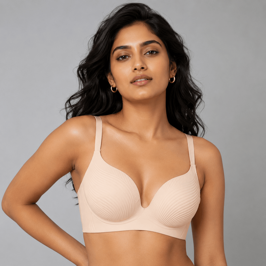 Seamless Thin Padded Push Up Bra