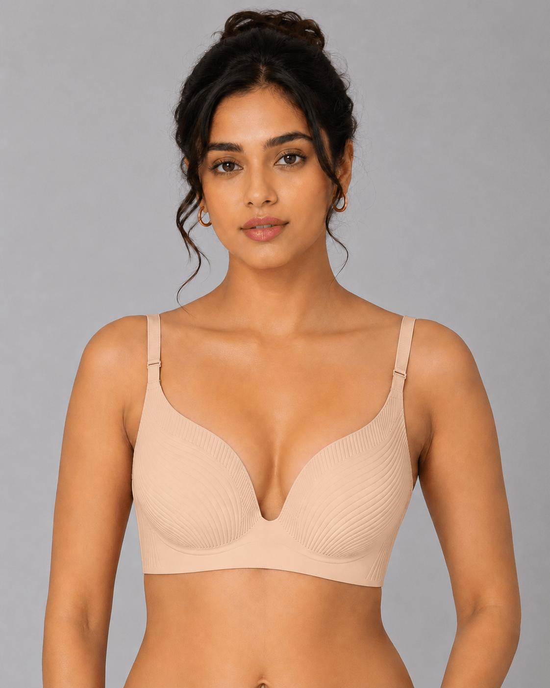 Seamless Thin Padded Push Up Bra