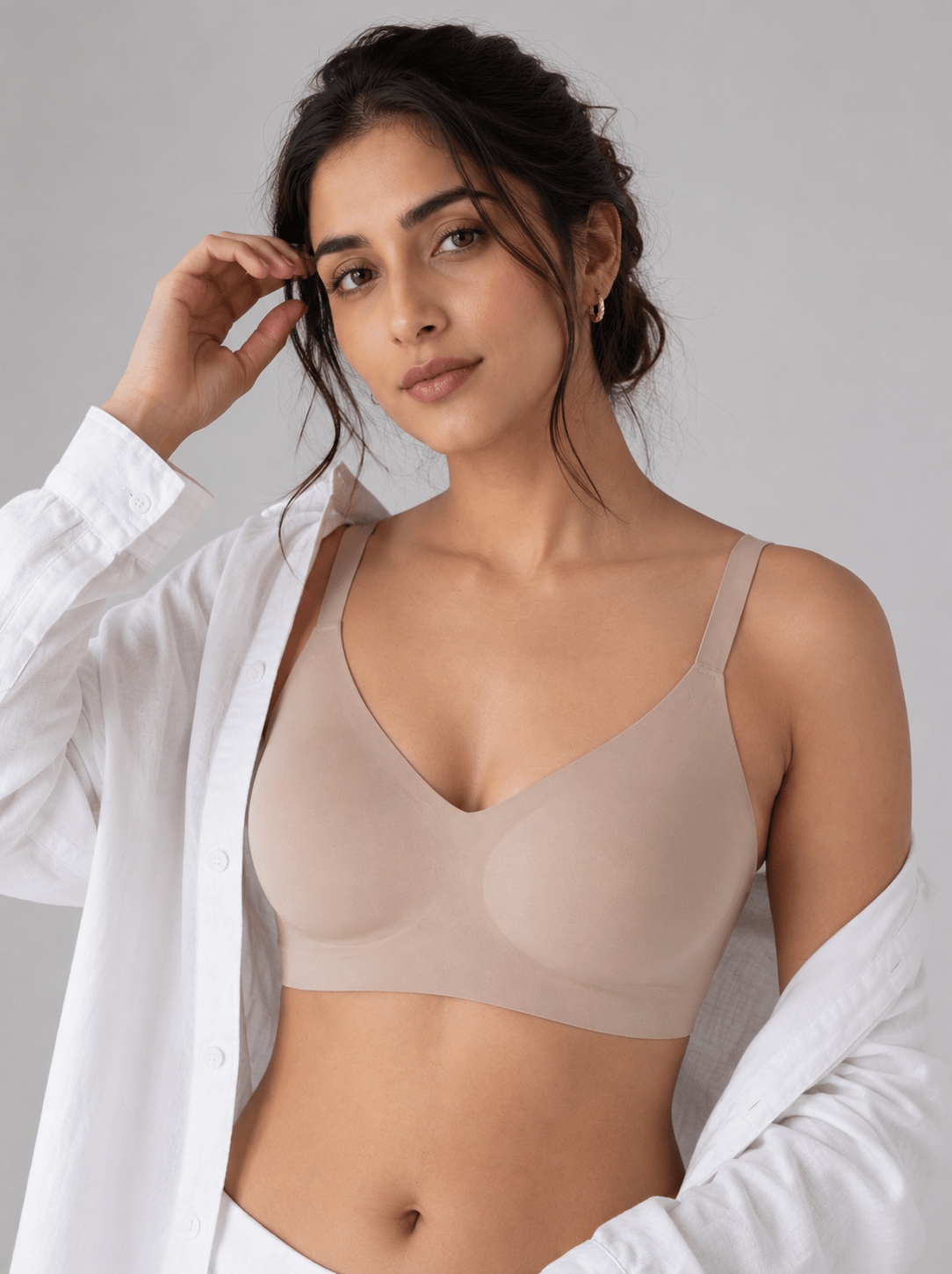 Ultra Soft Wire-Free Invisible T-Shirt Bra