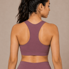 Padded Zipper Sports Bra