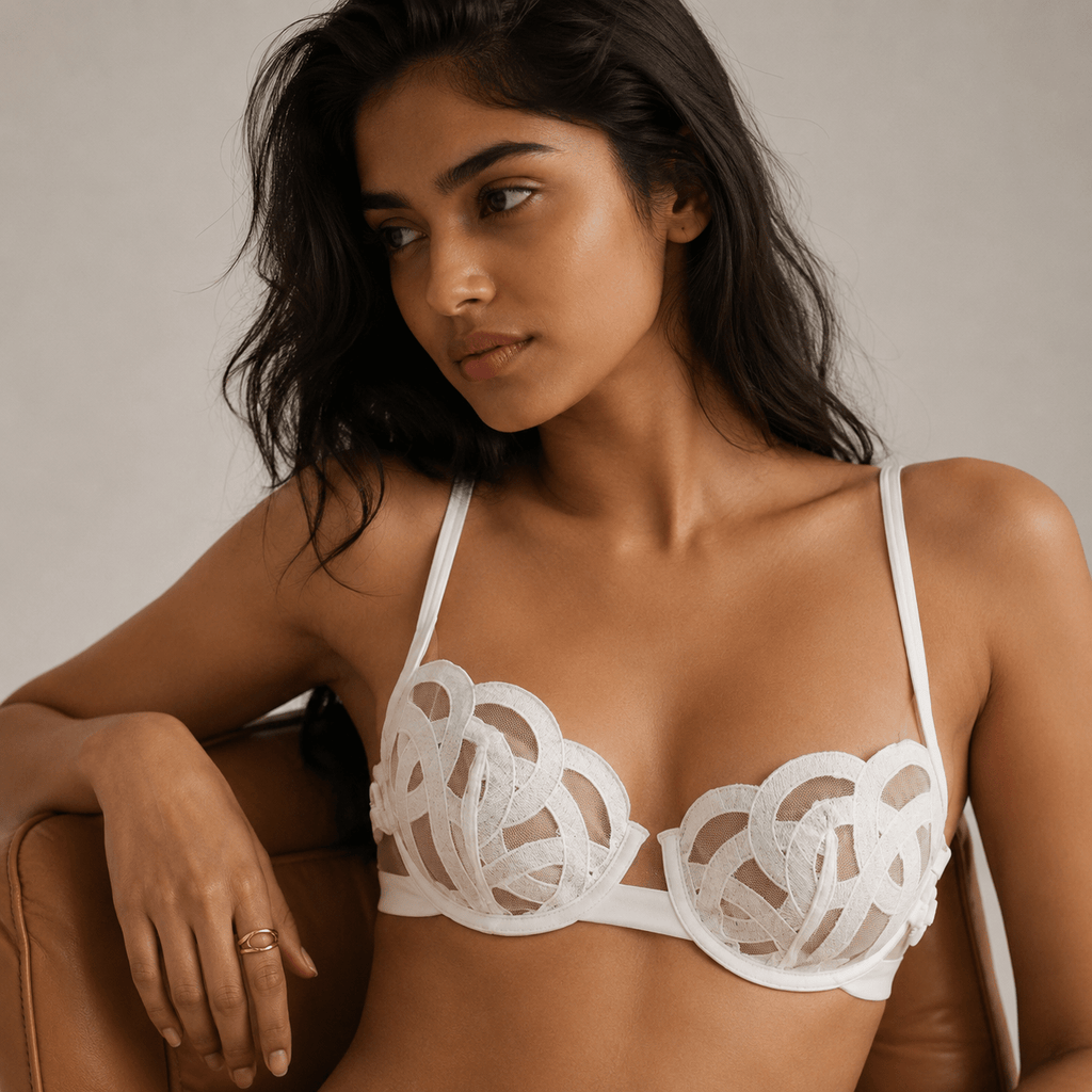 French Lace Ultra-Thin Soft Underwire Bra