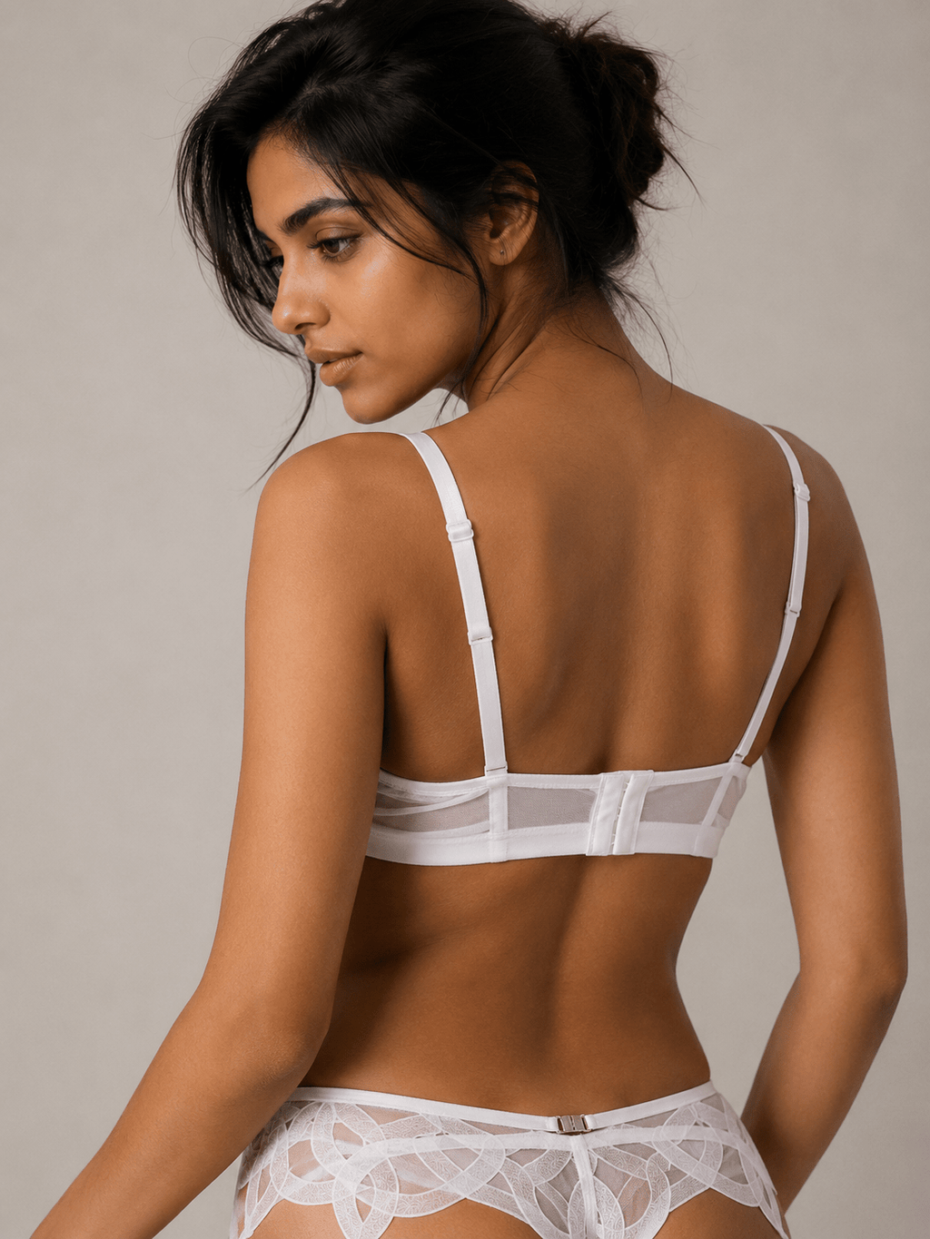 French Lace Ultra-Thin Soft Underwire Bra