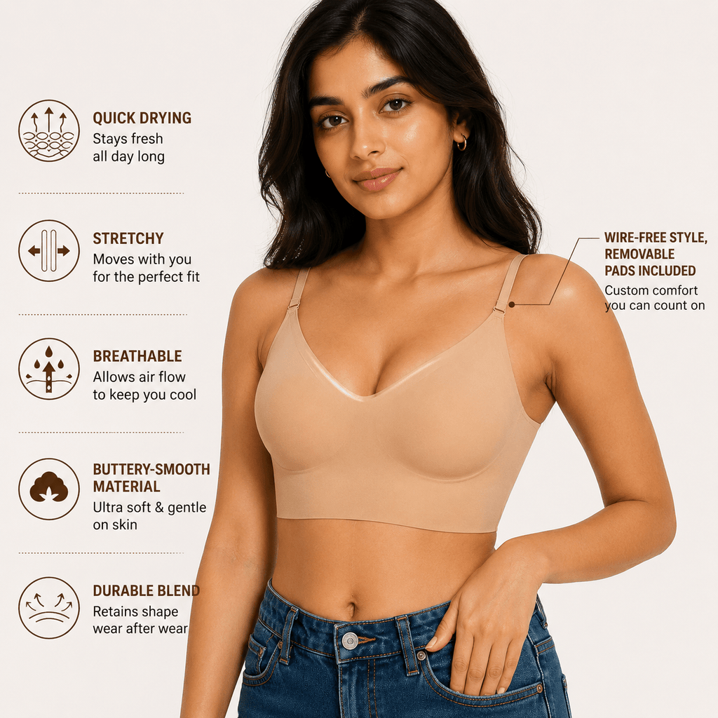 Low Back Multiway Padded Seamless Bra