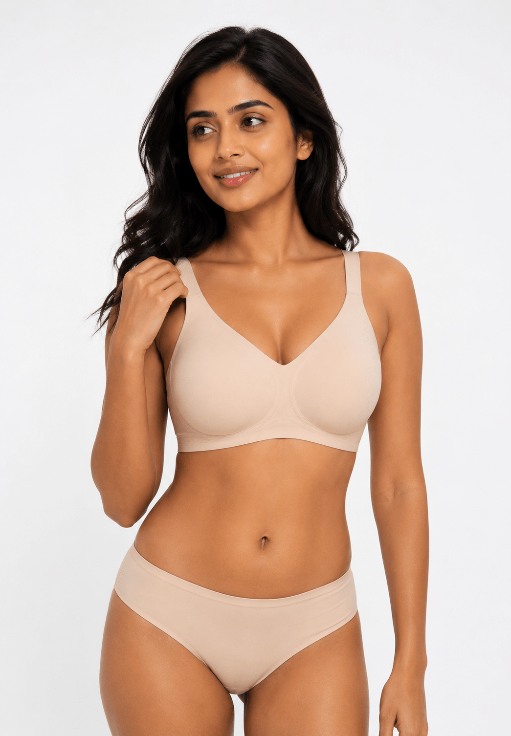 Seamless Wireless 3/4 Cup Tshirt Bra