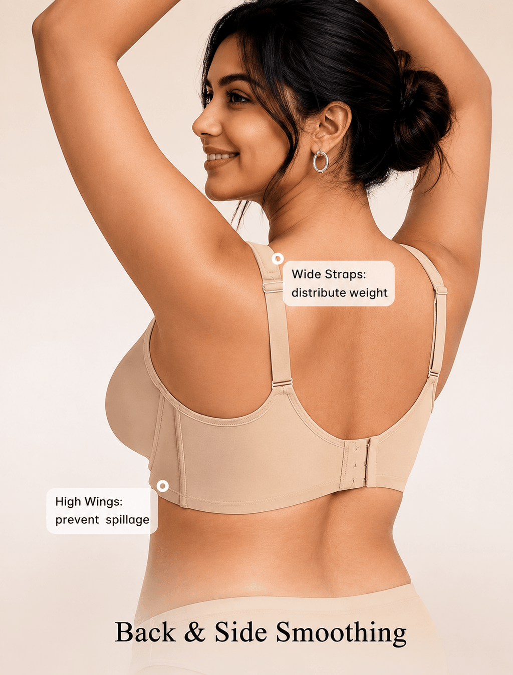 Full Coverage Underwire Minimizer Bra