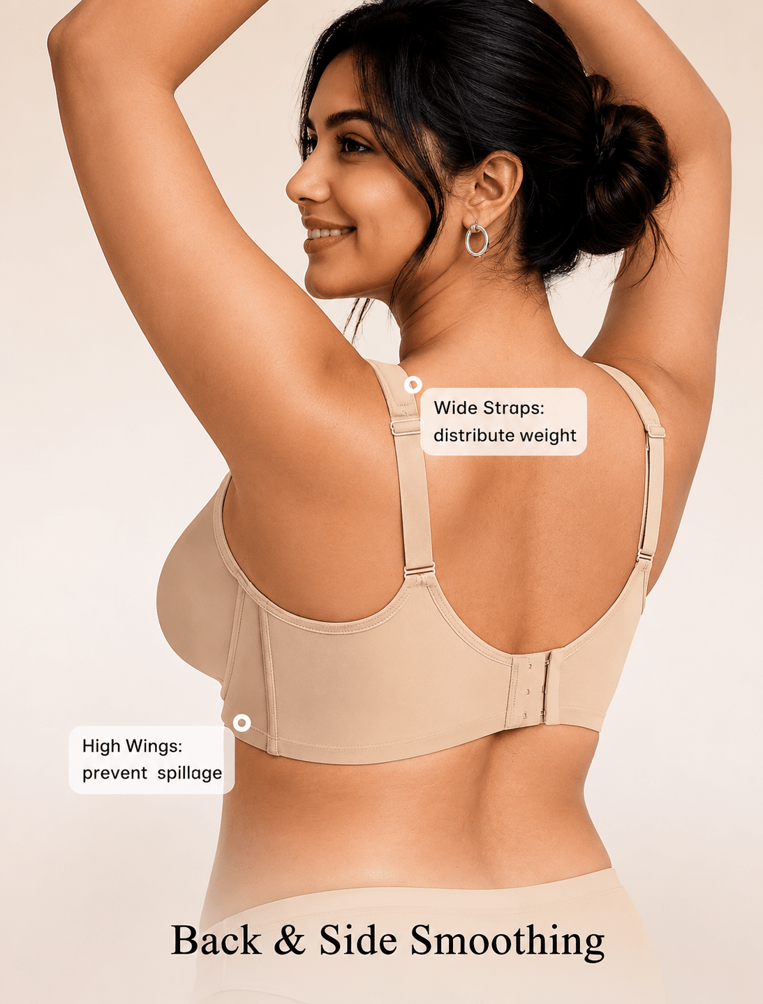 Full Coverage Underwire Minimizer Bra