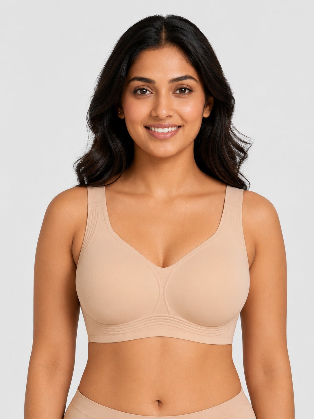 Seamless Wireless Full Coverage Push Up Bra