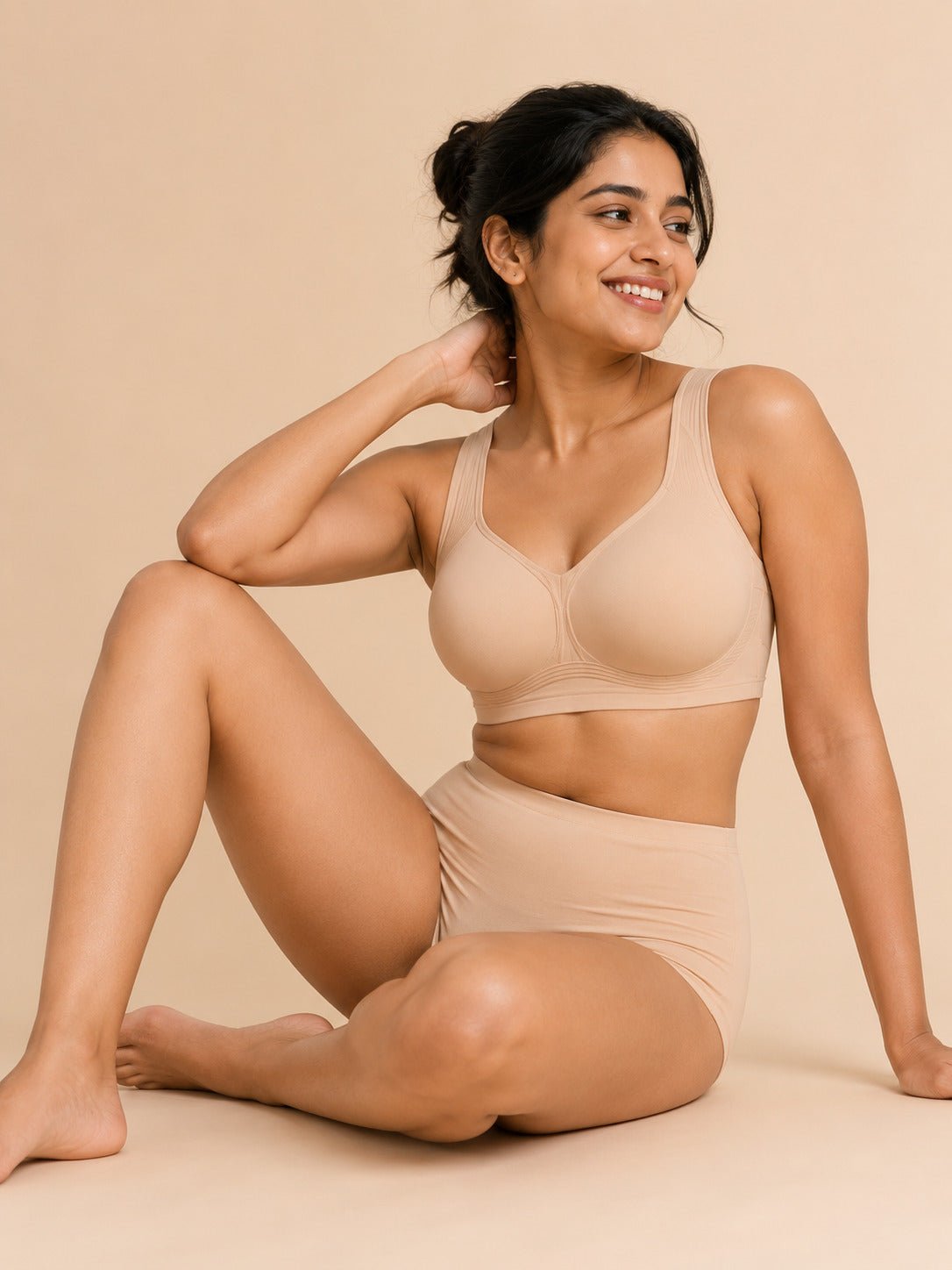 Seamless Wireless Full Coverage Push Up Bra