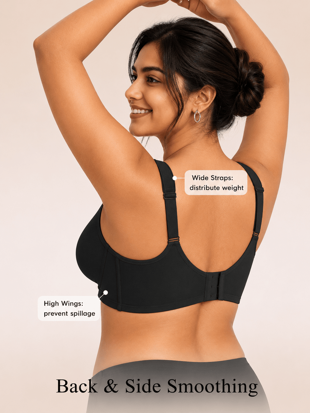 Full Coverage Underwire Minimizer Bra