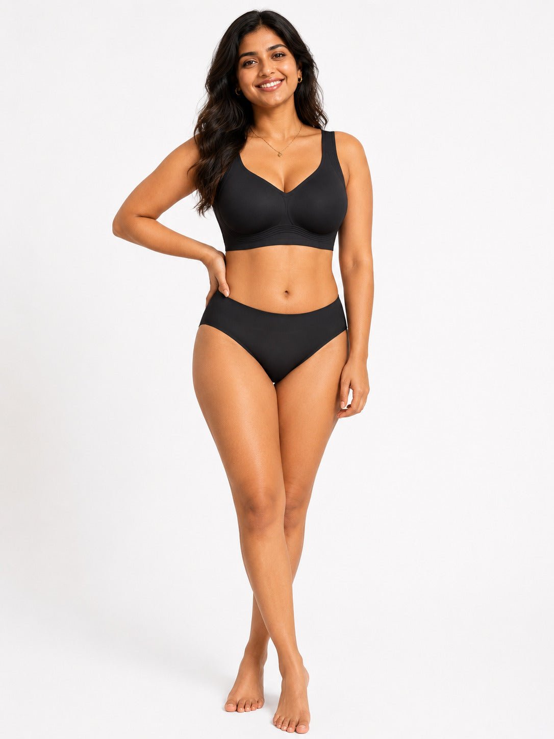 Seamless Wireless Full Coverage Push Up Bra