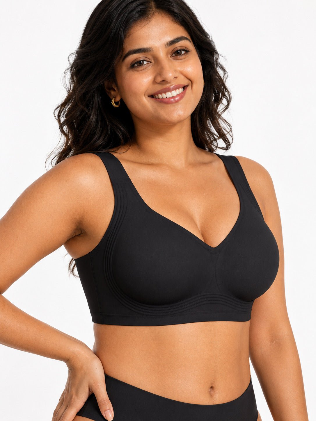 Seamless Wireless Full Coverage Push Up Bra
