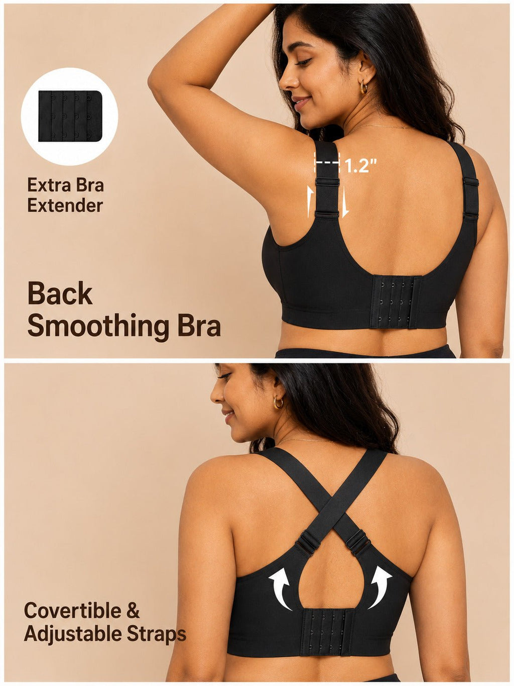 Seamless Wireless Full Coverage Push Up Bra
