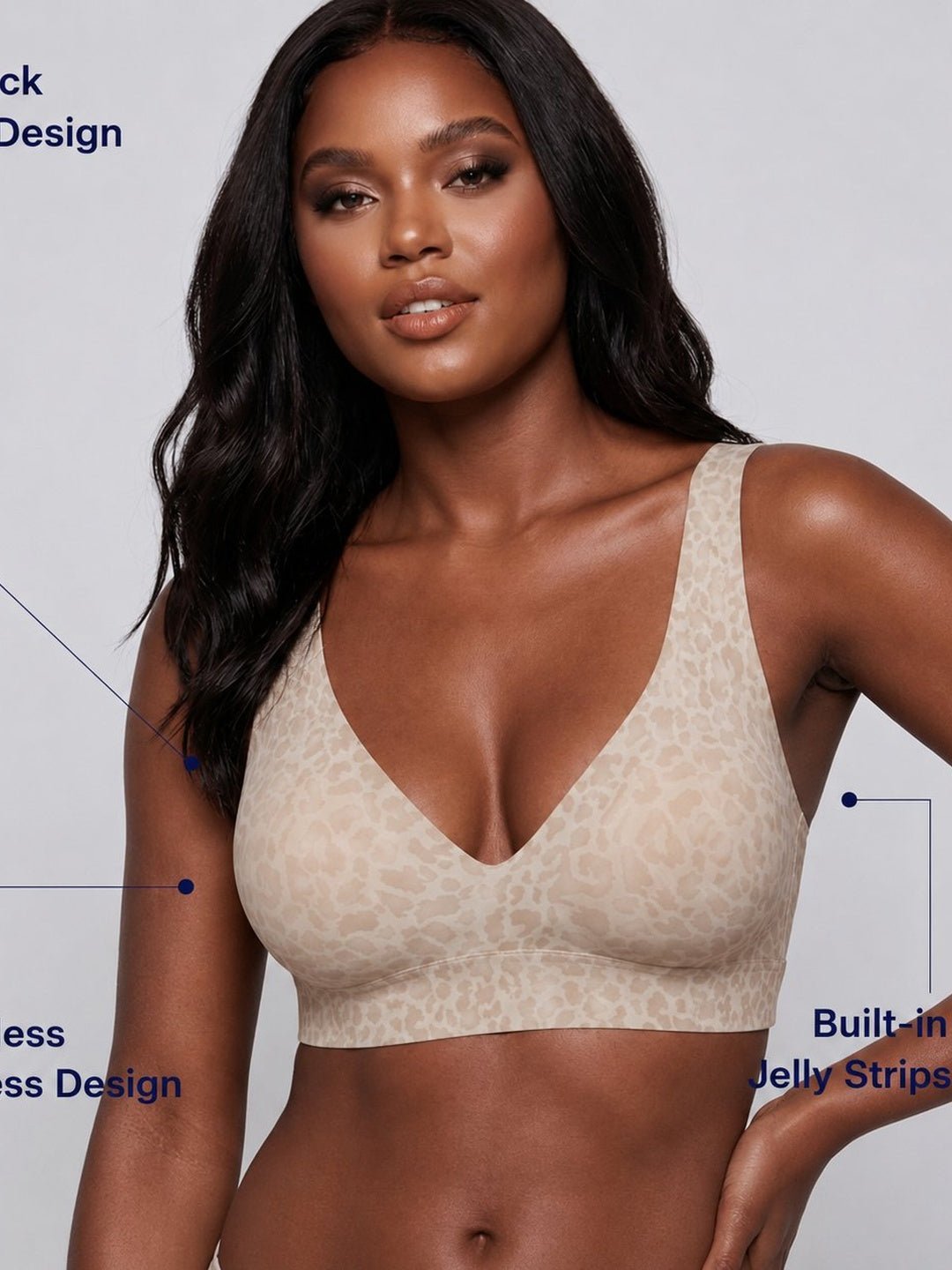 Seamless Wireless Push-Up Bra