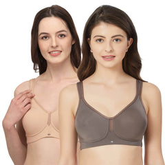 SOIE Woman - Full Coverage Minimizer Non Padded Non Wired Bra - Bra -for Women