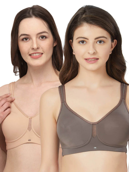 SOIE Woman - Full Coverage Minimizer Non Padded Non Wired Bra - Bra -for Women