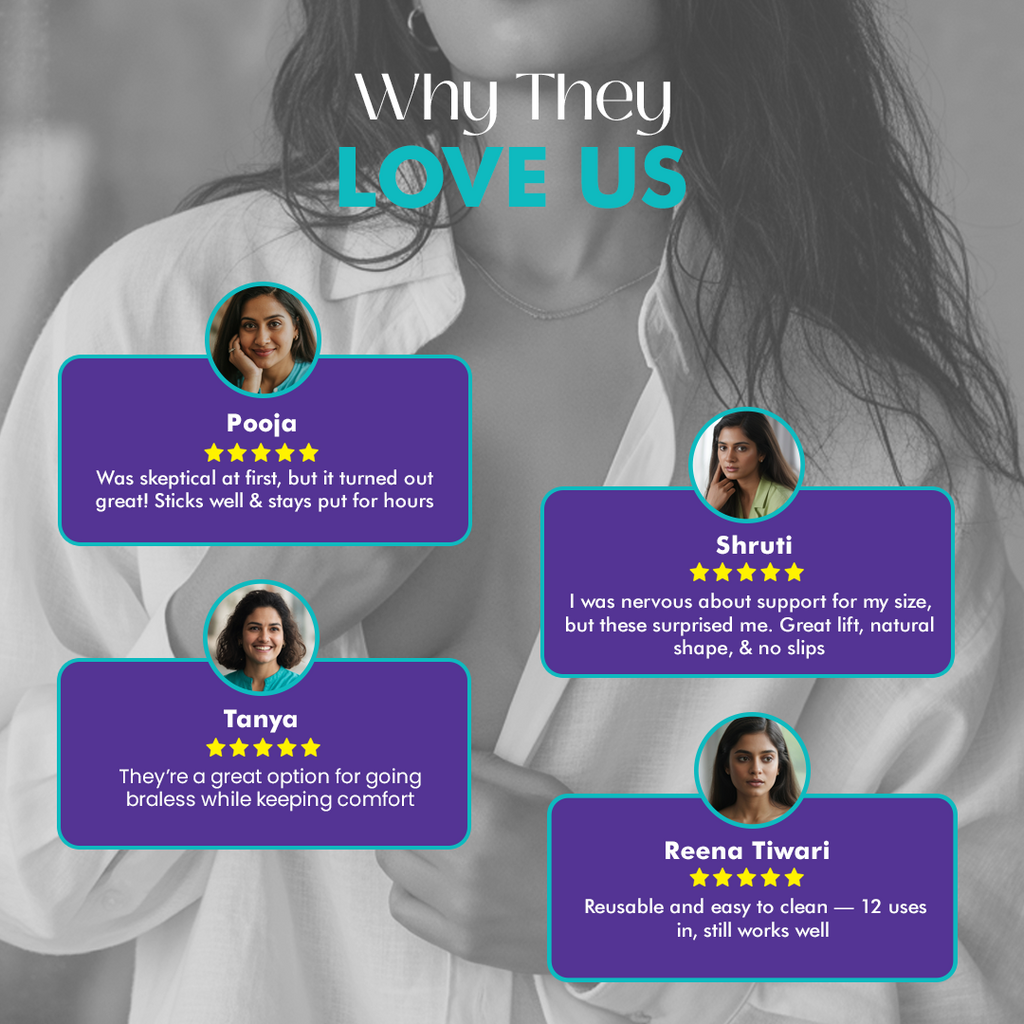 Breast Cups X Nipple Covers (Reusable)