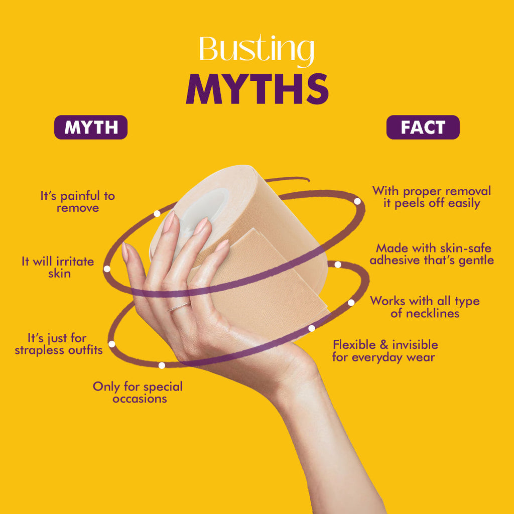 Breast Lift Tape & Nipple Pasties X Reusable Nipple Cover