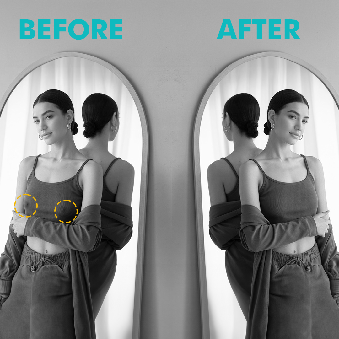 Breast Lift Tape & Nipple Pasties X Reusable Nipple Cover