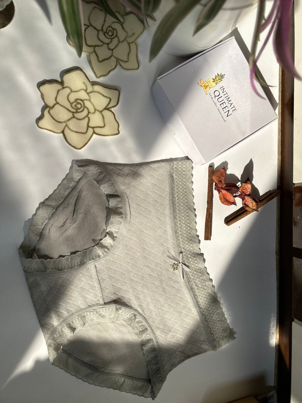 Lacy CornSilk Briefs – Breathes With You. Soft on Skin. Kind to Earth.