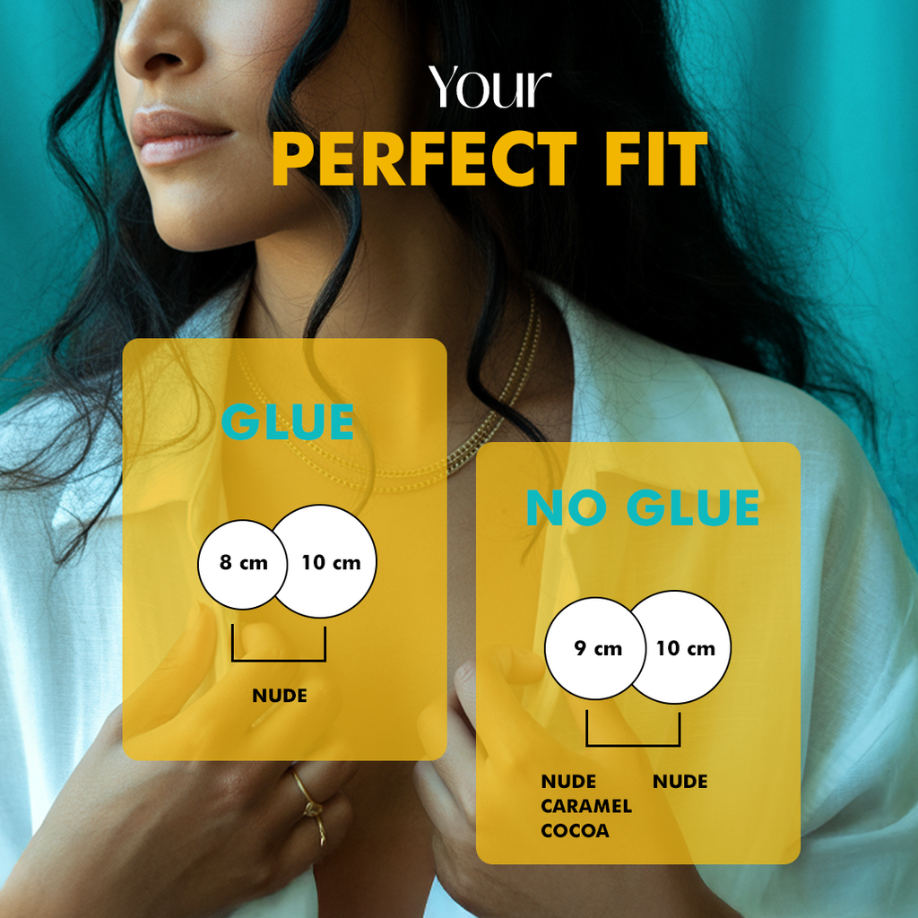 Breast Lift Tape & Nipple Pasties X Reusable Nipple Cover