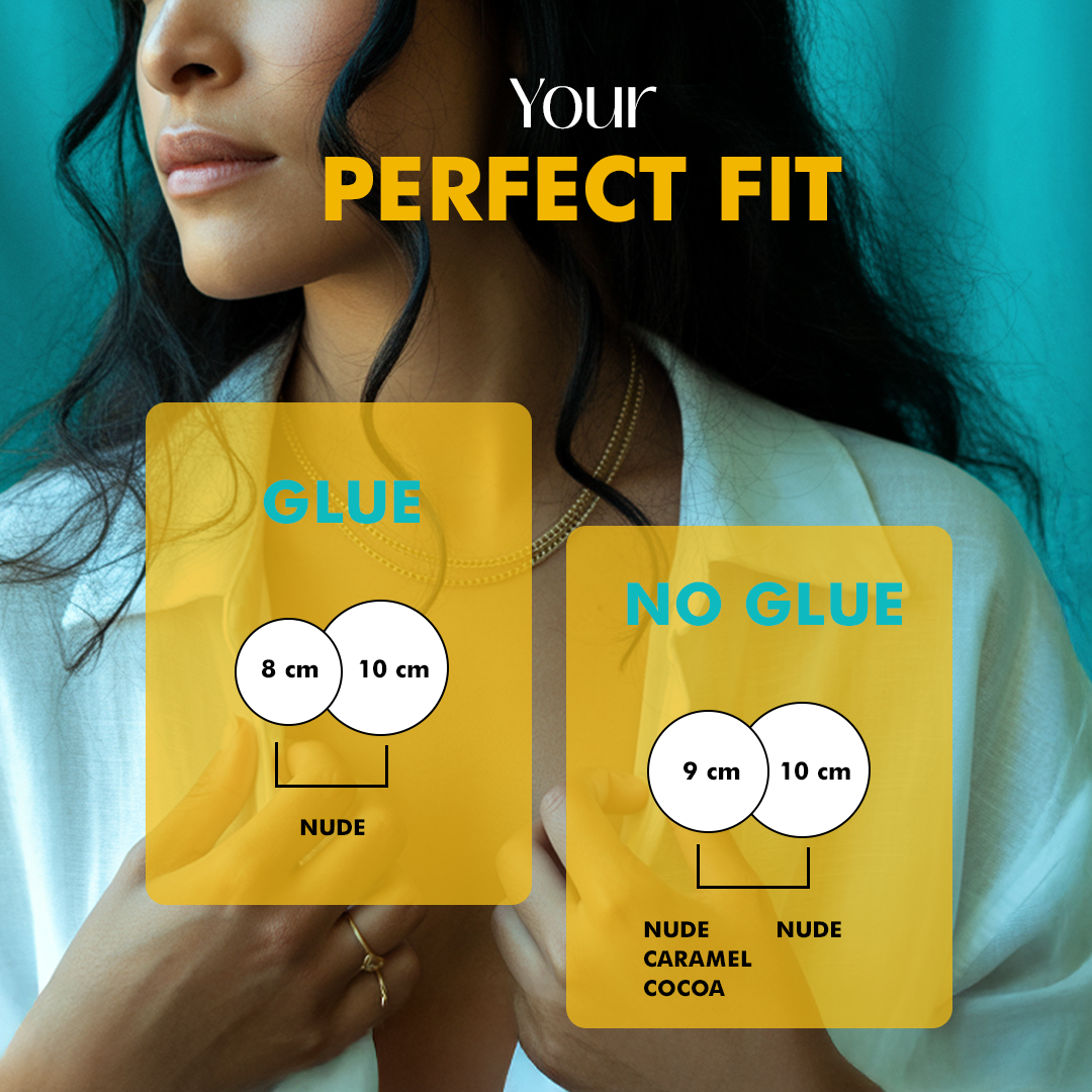 Breast Lift Tape & Nipple Pasties X Reusable Nipple Cover