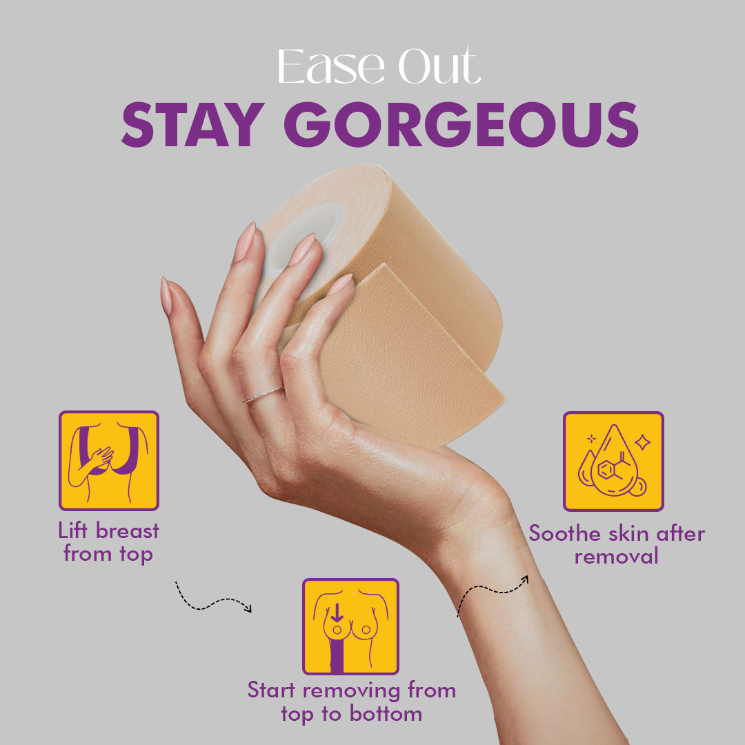 Breast Lift Tape & Nipple Pasties X Reusable Nipple Cover