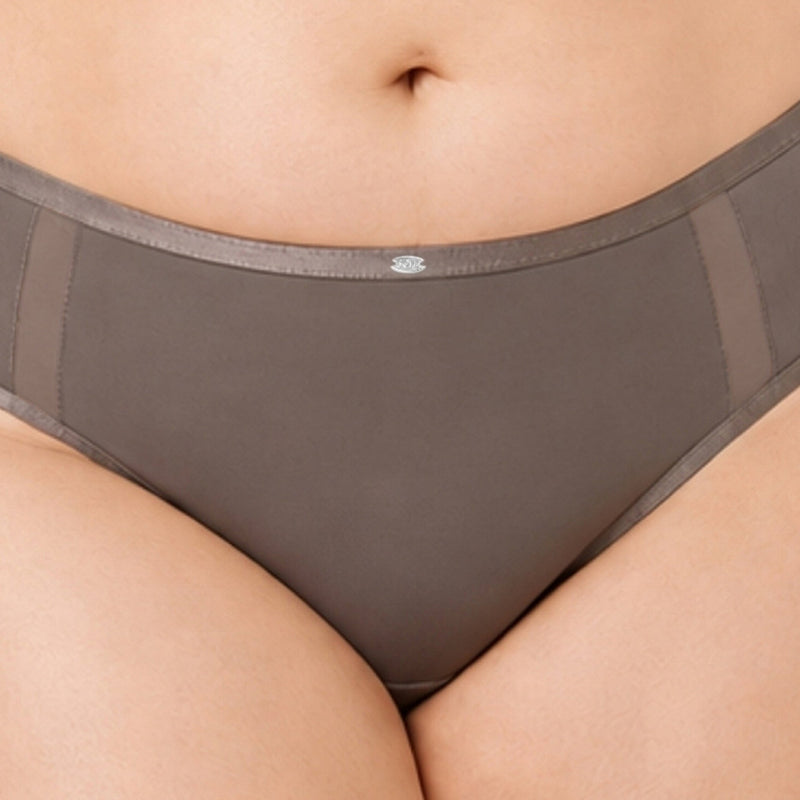 Full Coverage Minimiser Bra with High Waist Brief Set