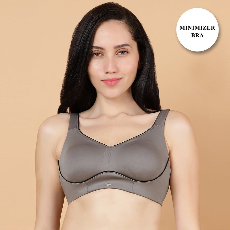Non Padded Non Wired Full Coverage Minimizer Bra