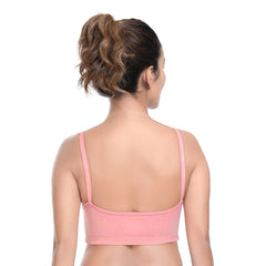 Bamboo Fabric Teenager Bra Non-Padded Non-Wired | Pop-On Bra | Detachable And Adjustable Straps | High Coverage Bra For Teenager | Pack of 2