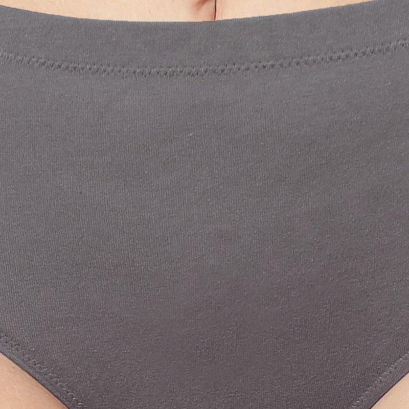 Tummy-Smoothing High Waist Cotton Briefs – Pack of 3