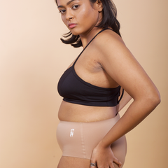 Seamless underwear for women – Tilt Dune undie, everyday leak proof comfort.