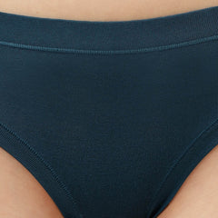 SOIE Woman - Mid Rise Stretch Cotton Seamless Full Coverage Shorty Panty (Pack of 2) - Panty -for Women