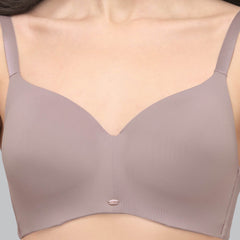SOIE Woman - Full Coverage Padded Non Wired Ultrasoft Seamless Bra - Bra -for Women