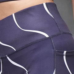 SOIE Woman - High Waist Ankle Length Sports Leggings With Pockets - Sports Leggings -for Women