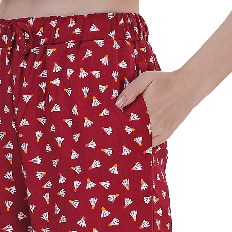 SOIE Woman - Supersoft Rayon Printed Pyjamas with Pockets - -for Women