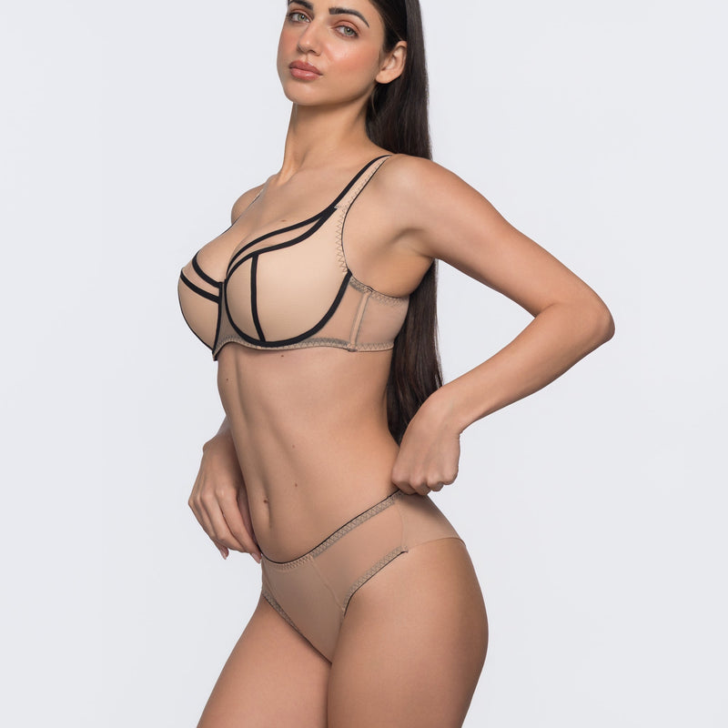 YOBO Helen nude bra lifestyle – luxury comfortable bra for women India fuller bust