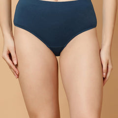 Tummy-Smoothing High Waist Cotton Briefs – Pack of 3
