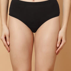 Tummy-Smoothing High Waist Cotton Briefs – Pack of 3