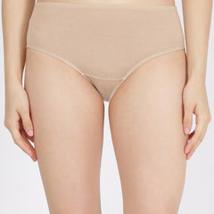 High Rise Full Coverage Cotton Modal Panty with Soft No-Mark Waistband