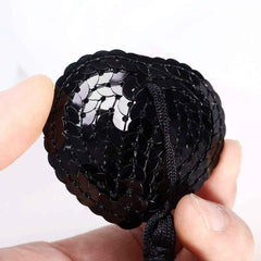Women Black Adhesive Breast Pads Bra Reusable Silicone Heart-Shaped Nipple Cover