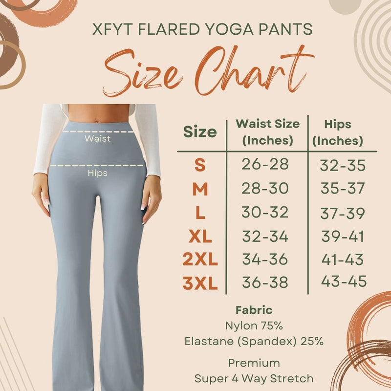 Frost Blue High Rise Flare Yoga Pants