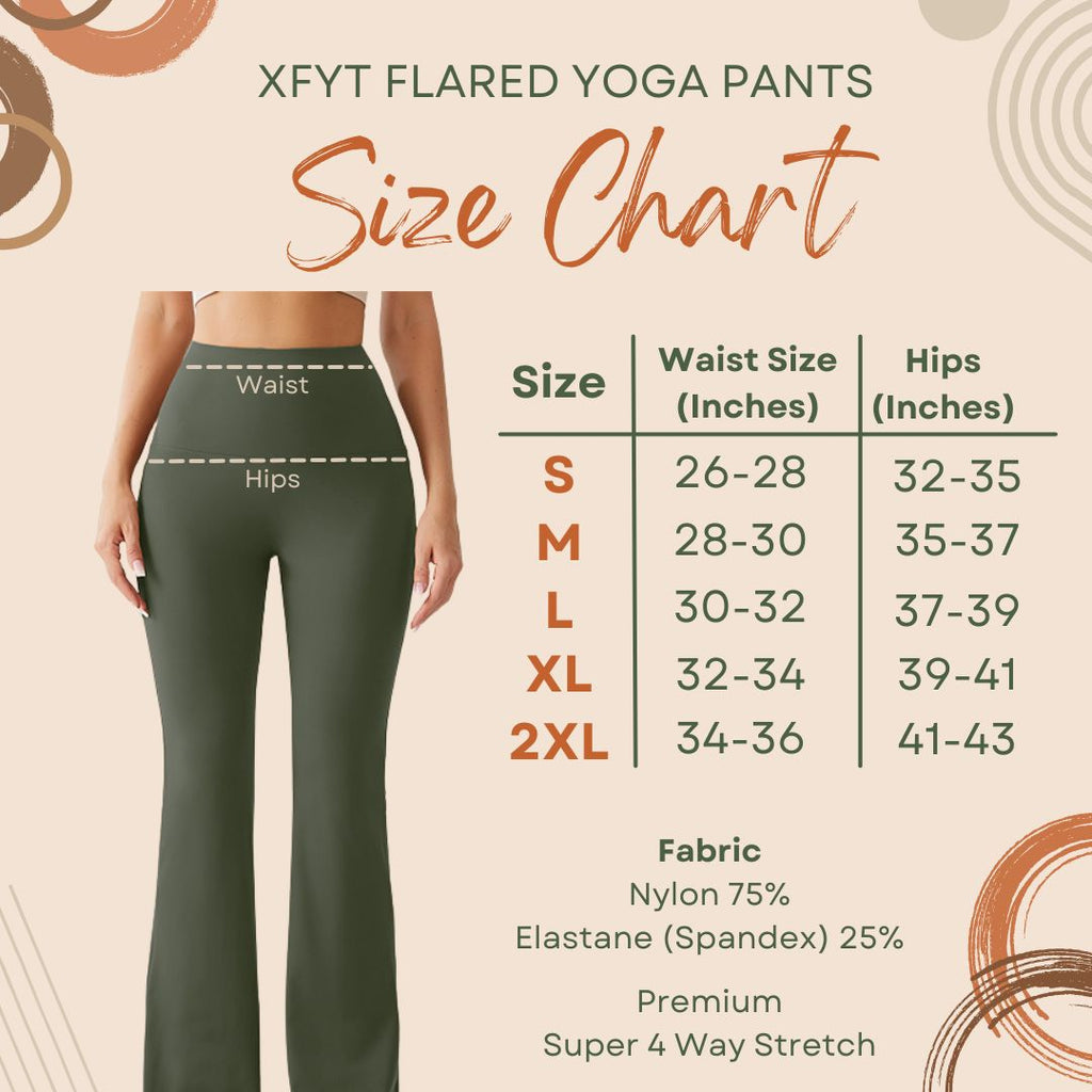 Forest Green High Rise Flare Yoga Pants
