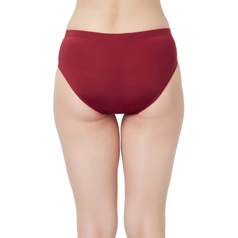 SOIE Woman - High Waist Full Coverage Lace Brief - Panty -for Women