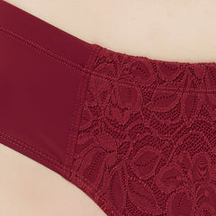 SOIE Woman - High Waist Full Coverage Lace Brief - Panty -for Women